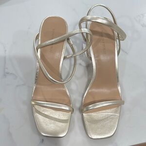 Banana Republic Women's Gold Strappy Sandals